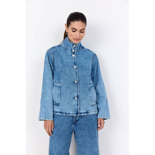 Soyaconcept denim spijkerjas medium blue denim afbeelding