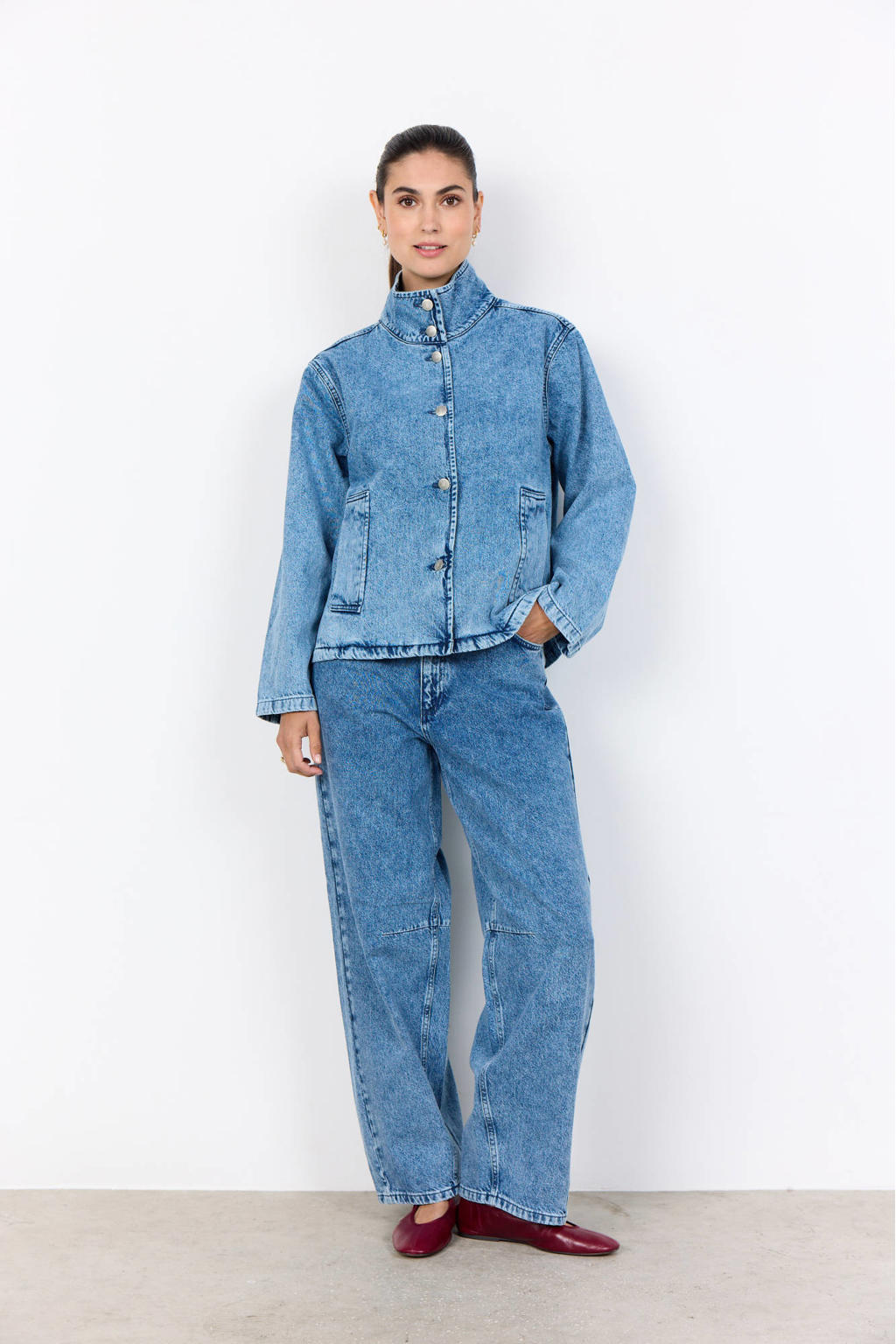 Soyaconcept denim spijkerjas medium blue denim