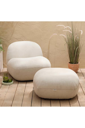 All Weather loungestoel Toro met hocker
