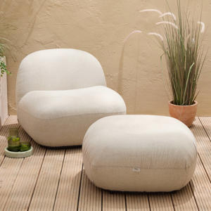 loungestoel Toro met hocker