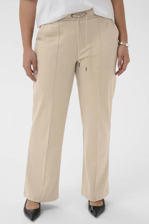 wide leg high waist broek