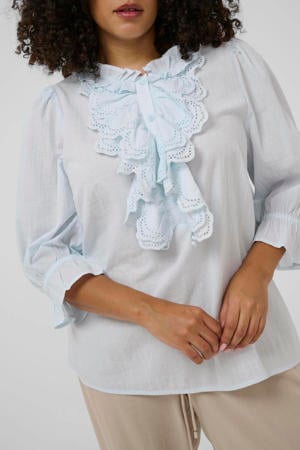 blousetop lichtblauw