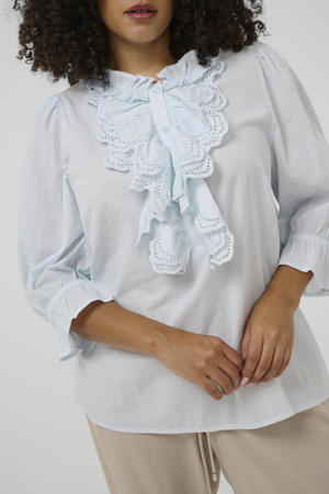 blousetop lichtblauw