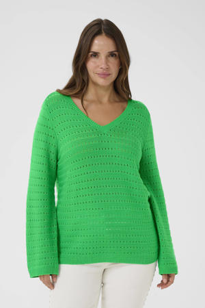 pullover groen ajour