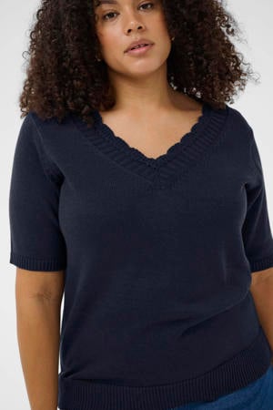 T-shirt donkerblauw