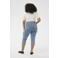 Kaffe Curve capri jeans medium blue denim