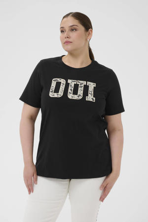 T-shirt zwart