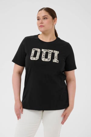 T-shirt zwart