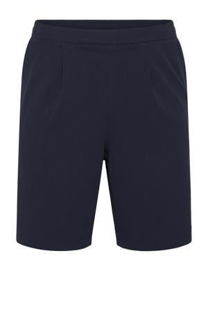 regular high waist casual short donkerblauw