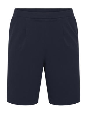 regular high waist casual short donkerblauw