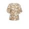 Kaffe Curve gebloemde blousetop bruin