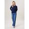 Miss Etam straight leg jeans medium blue denim