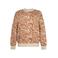 Miss Etam Plus sweater met zebraprint bruin