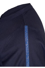 thumbnail: Miss Etam Plus gestreepte blousetop donkerblauw