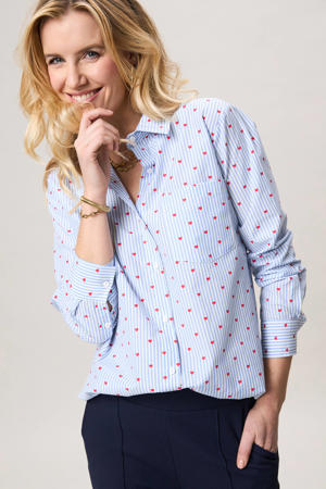 blouse lichtblauw
