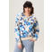 Miss Etam gebloemde sweater blauw