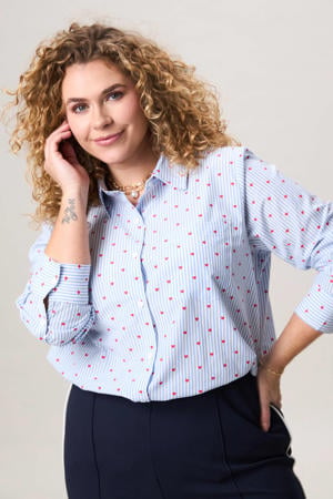 blouse lichtblauw