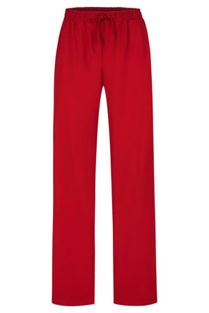 wide leg regular waist casual broek