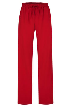 wide leg regular waist casual broek