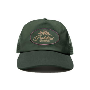 pet Leaf Trucker donkergroen