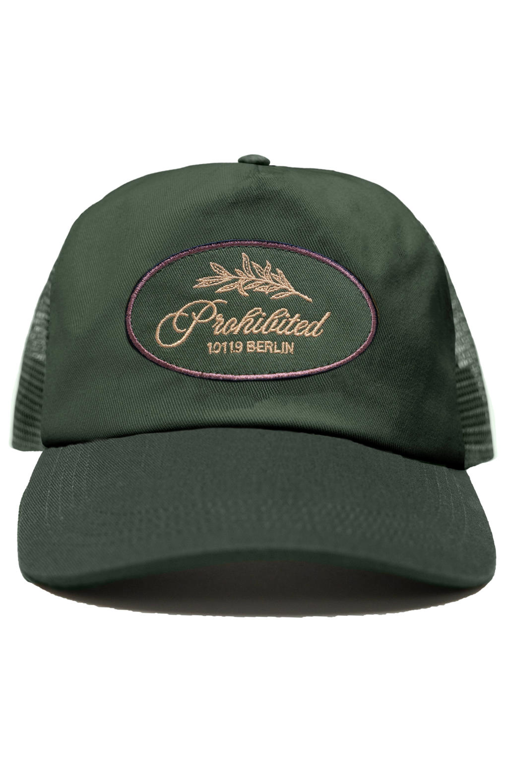 Prohibited pet Leaf Trucker donkergroen