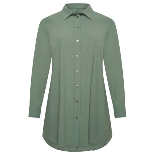 Plus Basics travelstof blouse afbeelding