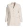 Plus Basics regular blazer ecru