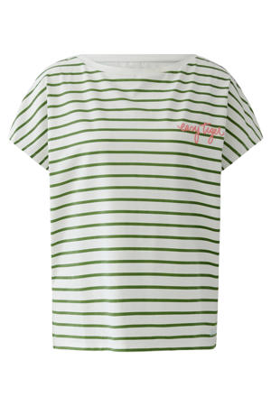 gestreepte top groen