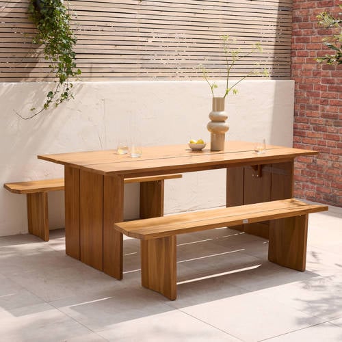 Studio LIVIT diningset Marieda/Mare teak – naturel (hout)