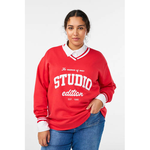 Zizzi sweater rood afbeelding