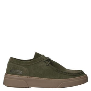 suède veterschoenen bruin