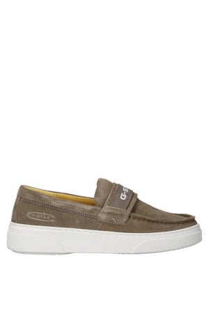 Straker suède loafers bruin