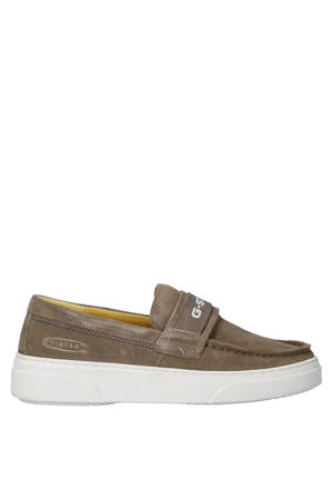 Straker suède loafers bruin