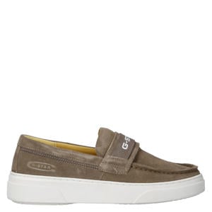 Straker suède loafers bruin