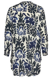 thumbnail: Gozzip gebloemde blouse blauw