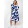 Gozzip blousejurk met paisley print blauw