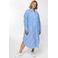 Gozzip gestreepte blousejurk blauw