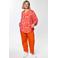 Gozzip blousetop met zebraprint roze