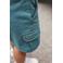 Your Wishes regular waist sweatshort grijsgroen