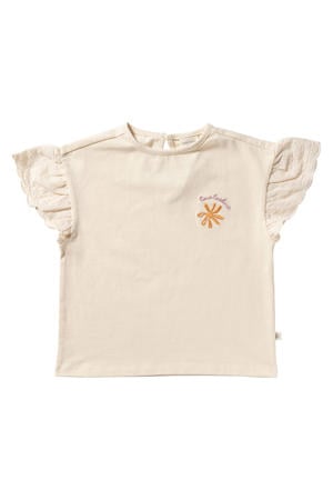 T-shirt broderie wit