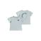 Your Wishes T-shirt met backprint grijsblauw