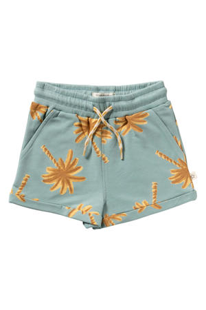 regular waist sweatshort blauw