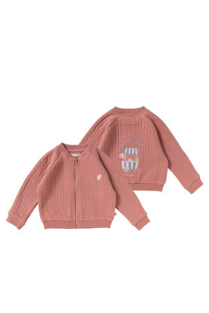 zomerjas met backprint roze
