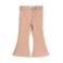 Your Wishes regular waist geruite flared broek oranje met textuur