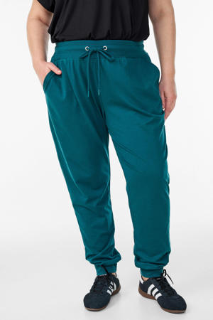 Plus Size trainingsbroek turquoise