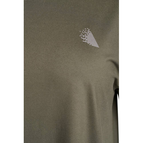 ACTIVE By Zizzi Plus Size sport T-shirt Olijfgroen afbeelding