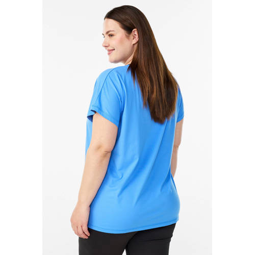 ACTIVE By Zizzi Plus Size sport T-shirt lichtblauw afbeelding