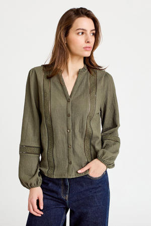 blouse groen