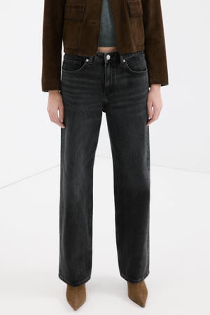 straight leg jeans grey denim