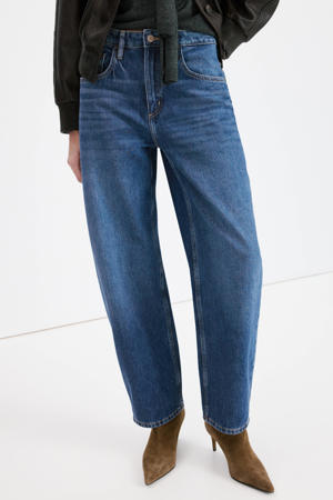 barrel jeans medium blue denim